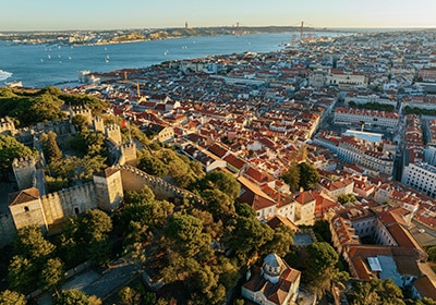 a view of lisbon properties near the coast